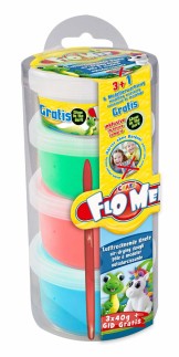 Разноцветен моделин – комплект 4бр.