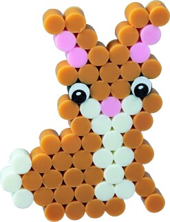 Color mosaic with beads In the forest