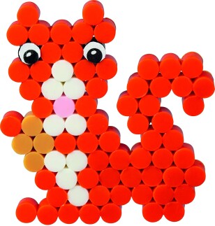 Color mosaic with beads In the forest