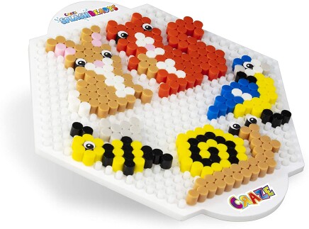 Color mosaic with beads In the forest