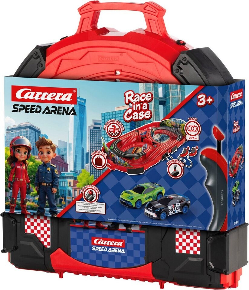 Race track in a suitcase, Carrera, Police pursuit, 2.77m