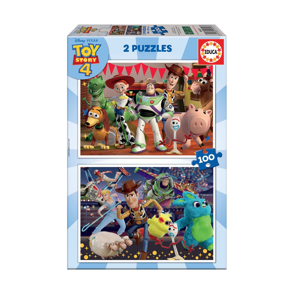Играта на играчките - пъзел 2х100 части