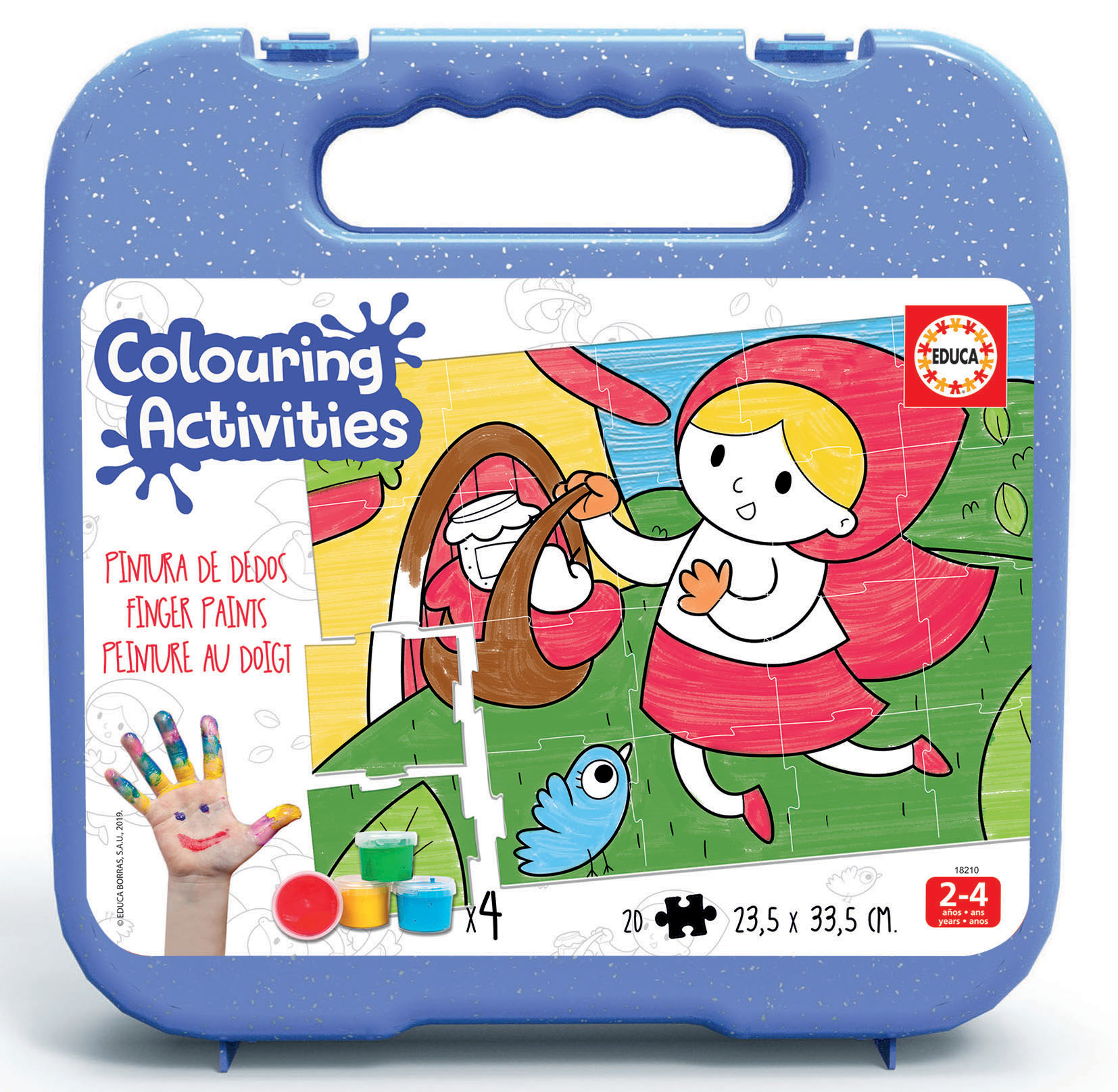 Little Red Riding Hood - 20-piece coloring puzzle