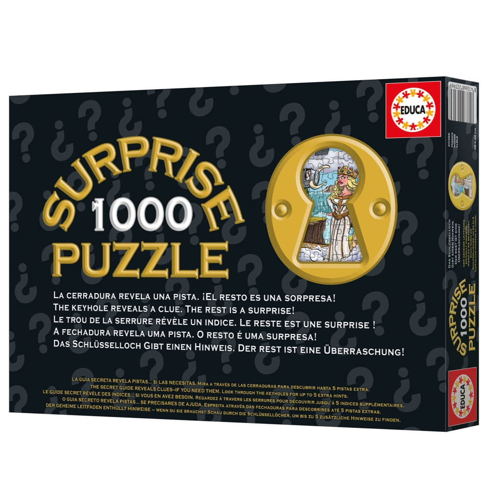 Surprise puzzle, Educa, Knights of the Round Table, 1000 pieces