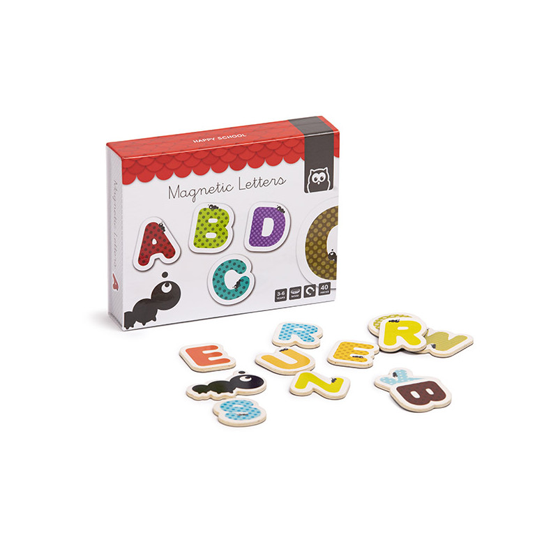 Магнитни букви 40бр