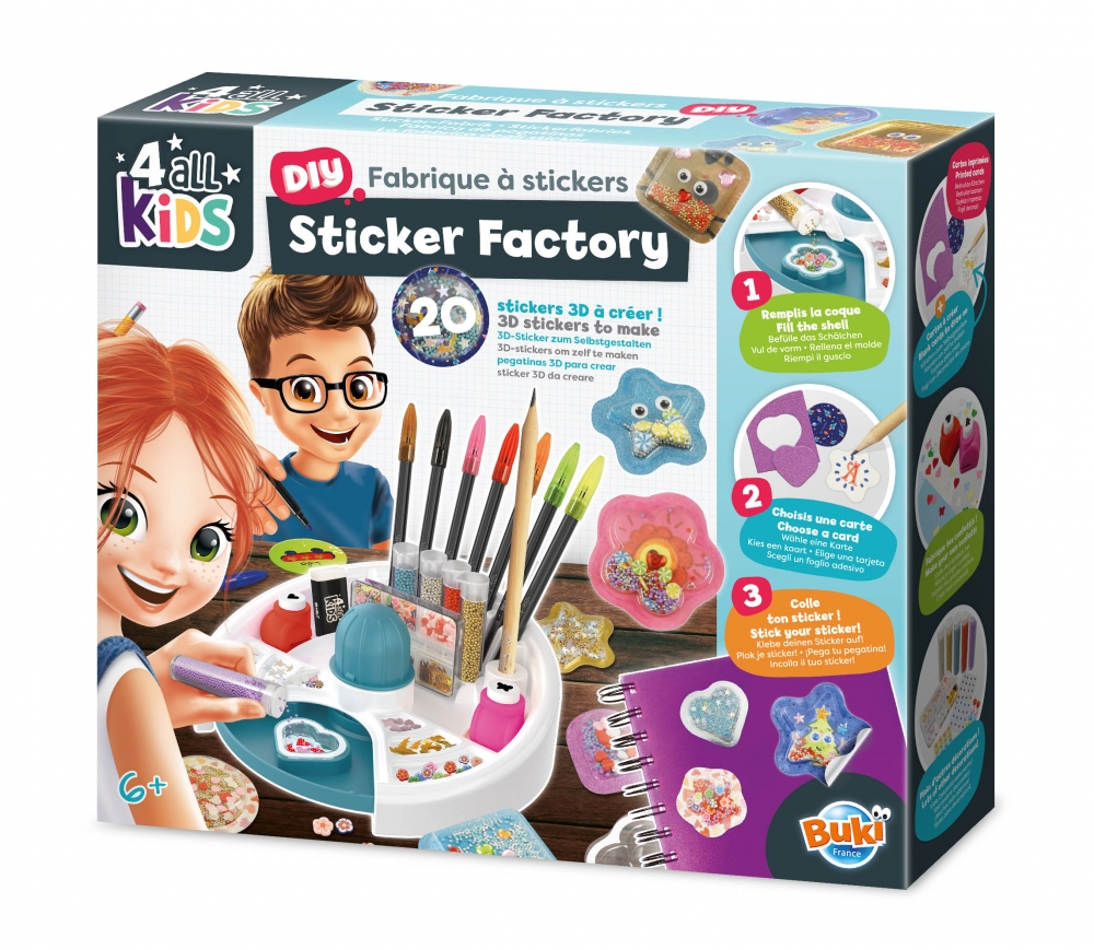 Creative kit, Buki France, Sticker Factory