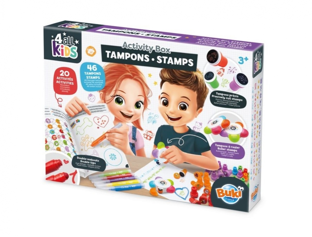 Creative kit, Buki France, Stamp and activity box