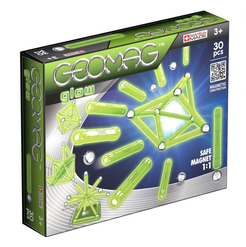 Магнитен конструктор Glow G335, 30 части
