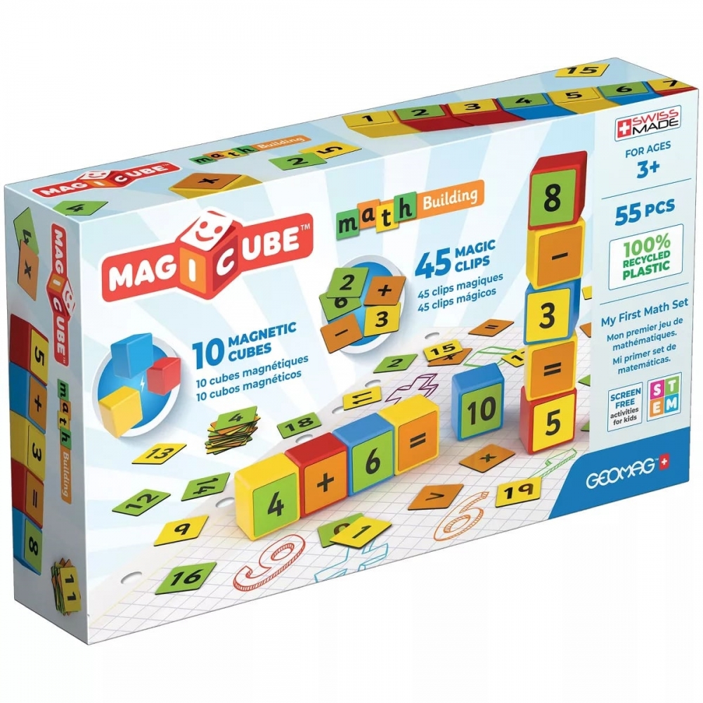 Магнитен конструктор Magicube, Математическо изграждане 256, 55 части