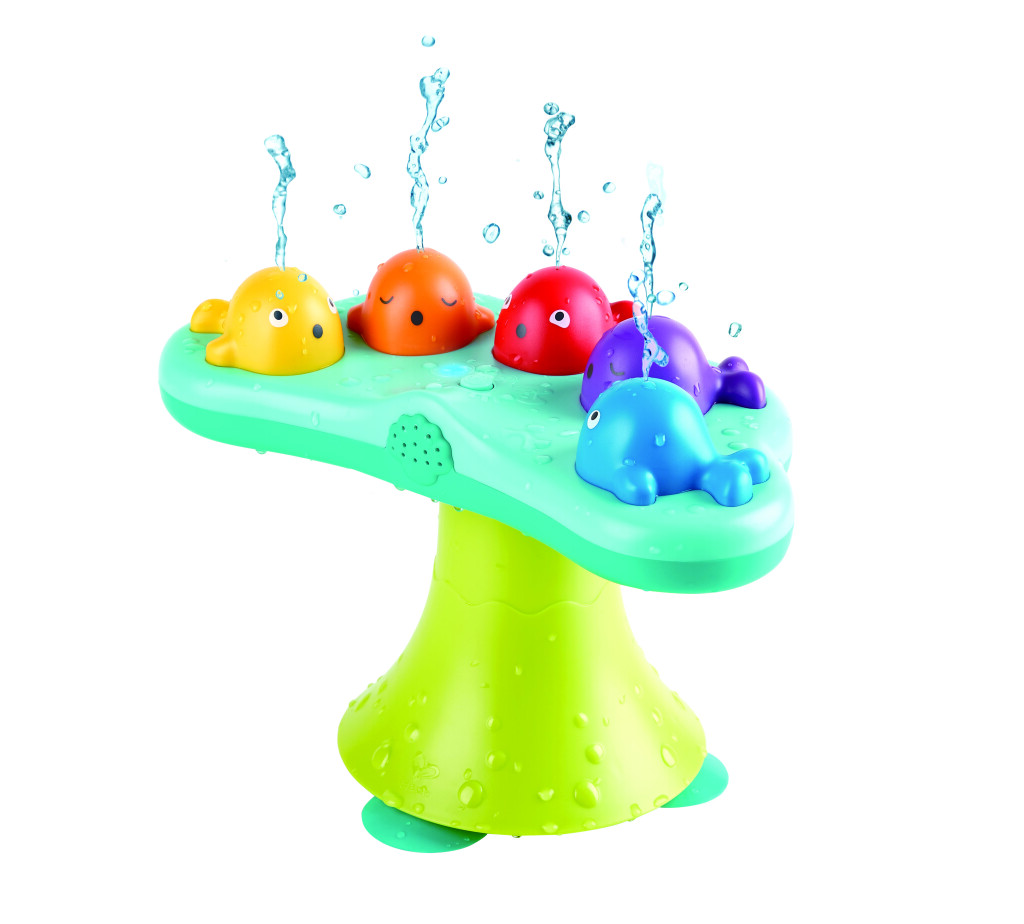 Играчка за баня Музикален фонтан с цветни китчета