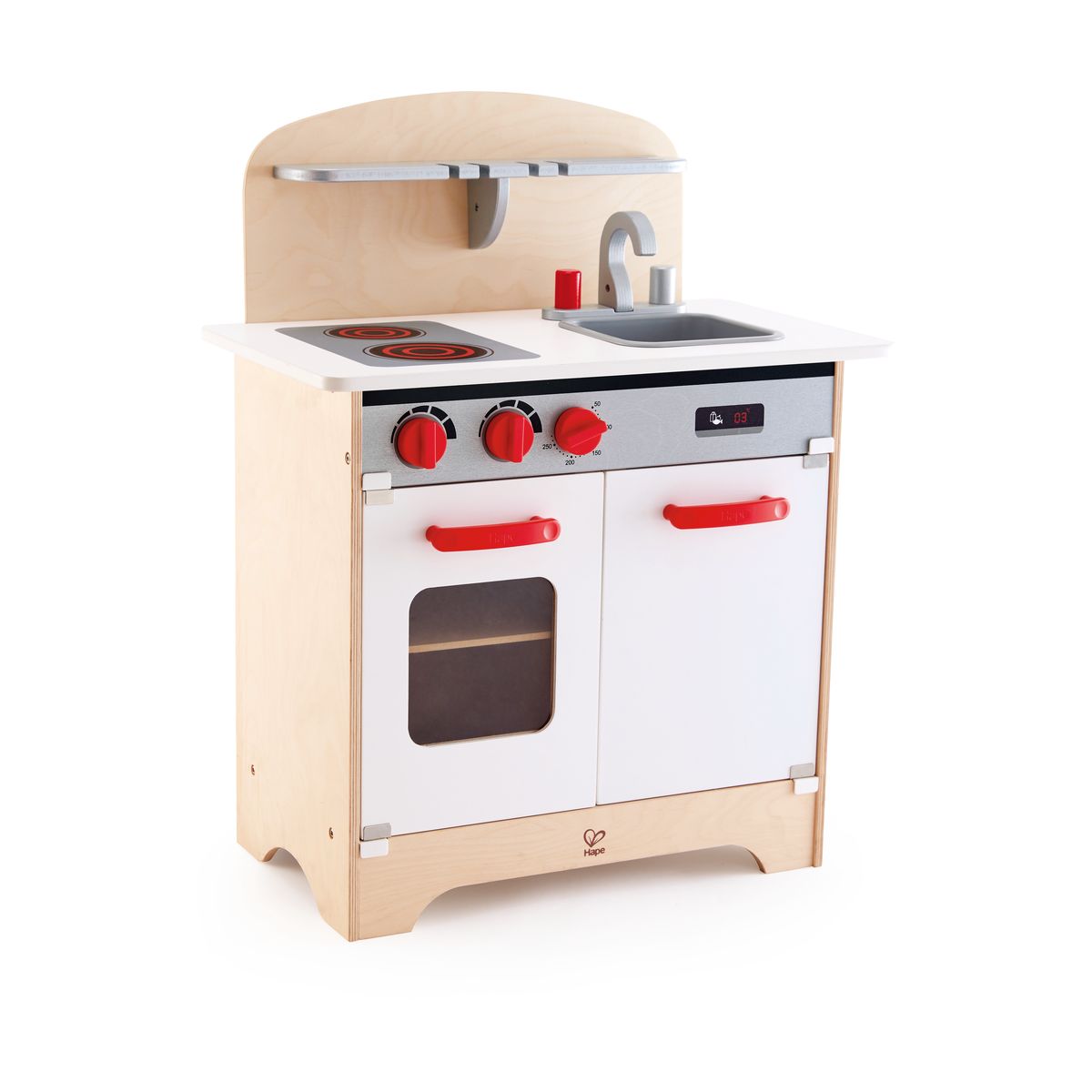 Дървена кухня  Бяла