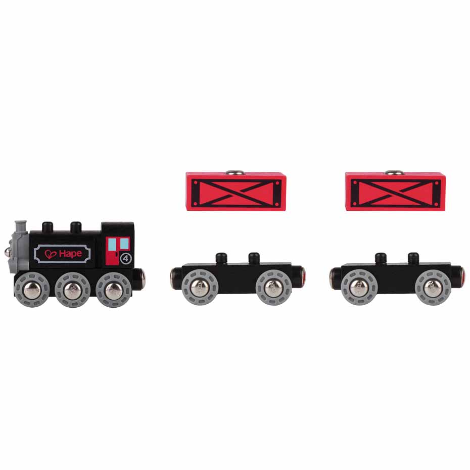 Товарен влак с парен локомотив