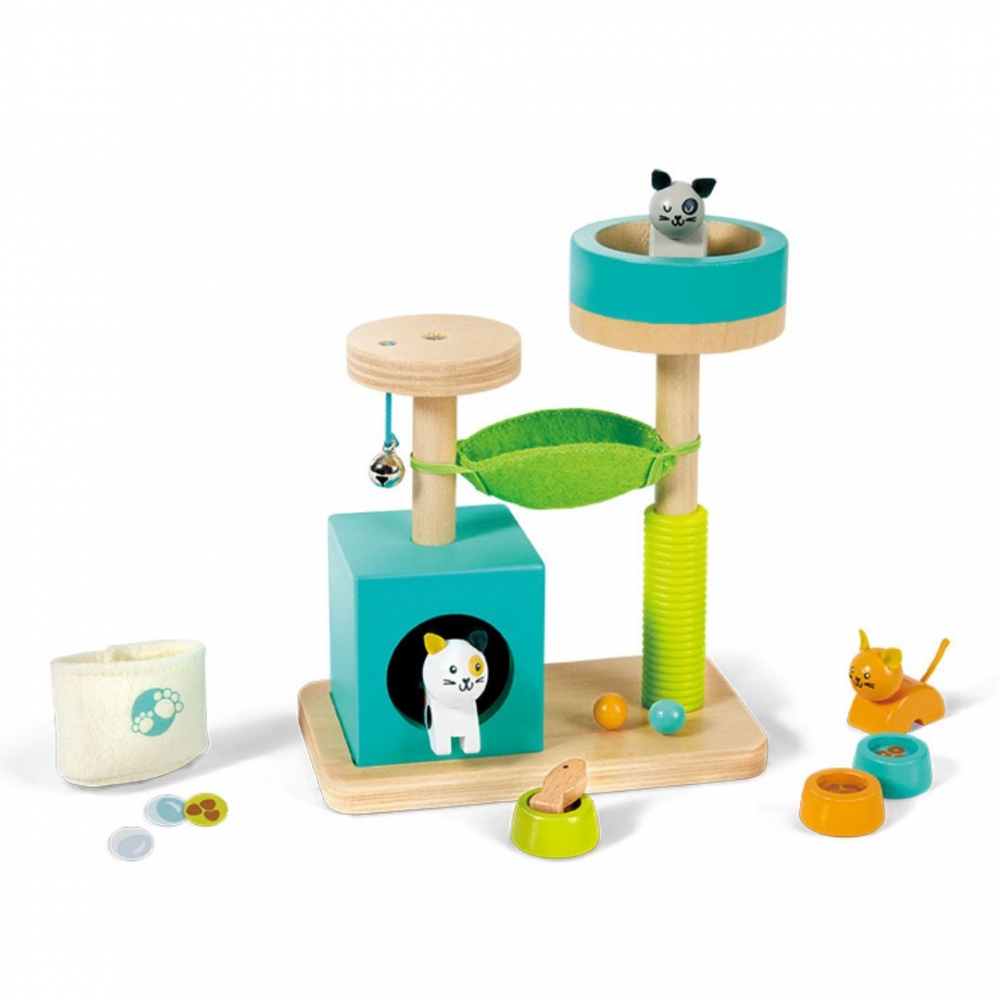 Детски комплект за игра, Hape, Kitty Haven