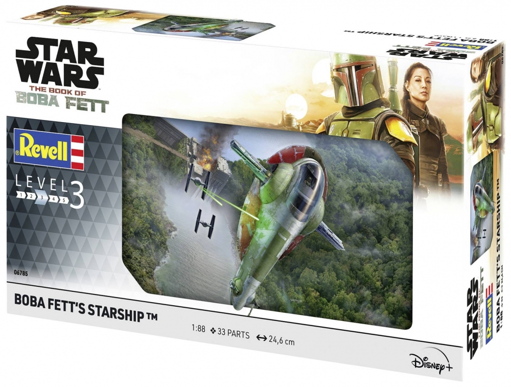 Сглобяем модел Star Wars, Звездният кораб и книга на Boba Fett, 33 части