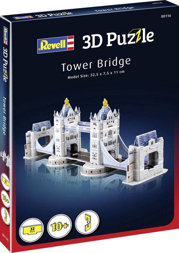 Mini puzzle Tower Bridge 3D, 32 pieces