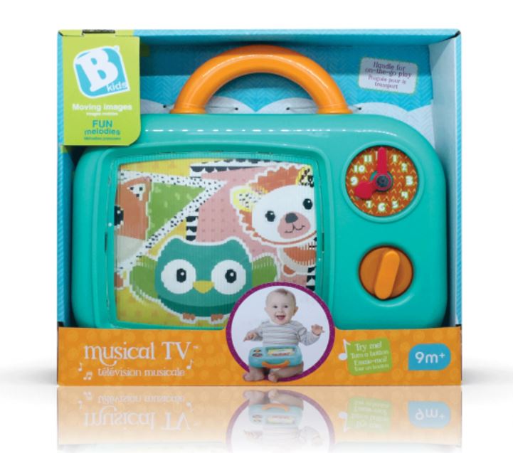 Interactive toy, Infantino, B Kids, Musical TV, Blue