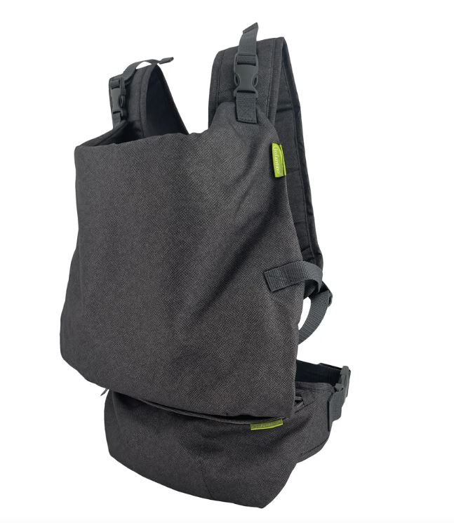 Ergonomic baby carrier, Infantino, 2 in 1, Dark gray, from 5.4 to 18 kg.