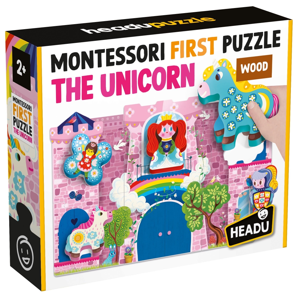 Educational puzzle, Headu, My First Puzzle Unicorn, 11 pieces