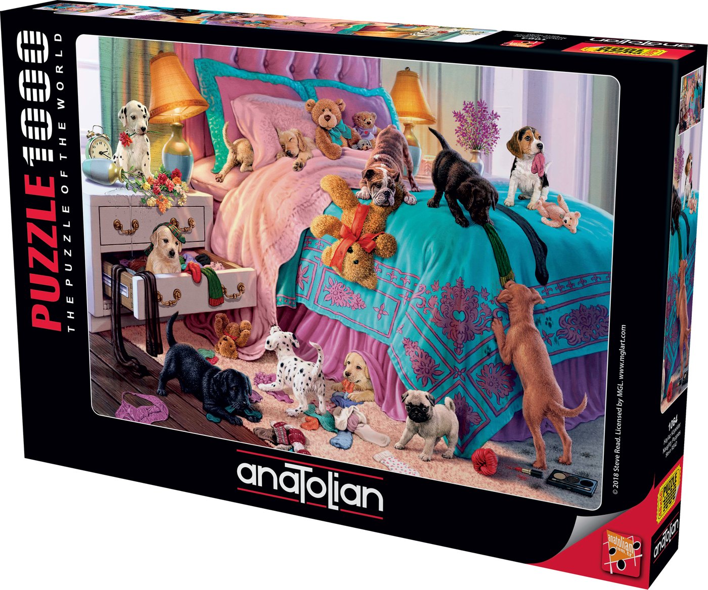 Dress up the puppy - 1000 piece puzzle