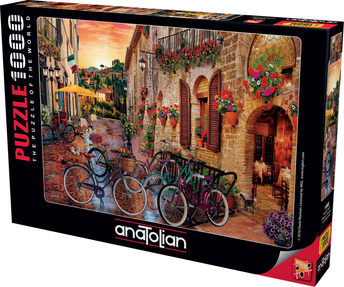 Bike ride in Tuscany - 1000 piece puzzle