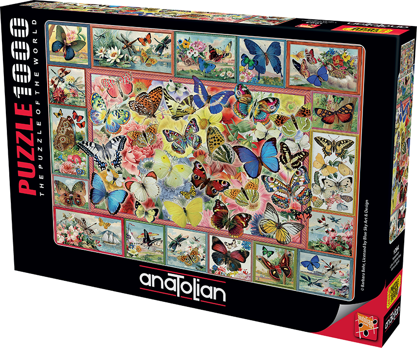 Butterflies - puzzle 1000 pieces