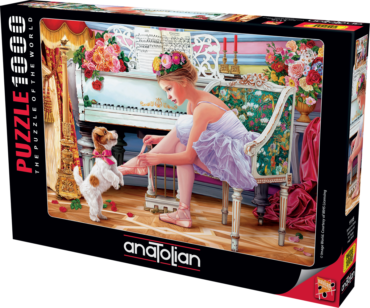 Ballerina and her puppy - 1000 pieces