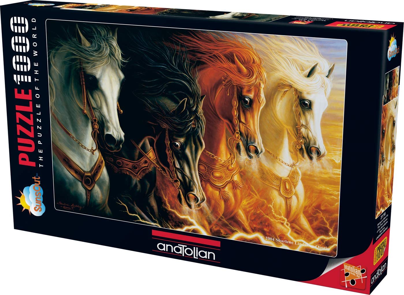 The Four Horsemen of the Apocalypse - 1000 piece puzzle