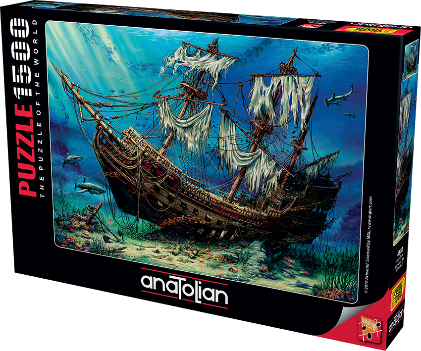 Wrecked ship - puzzle 1500 pieces