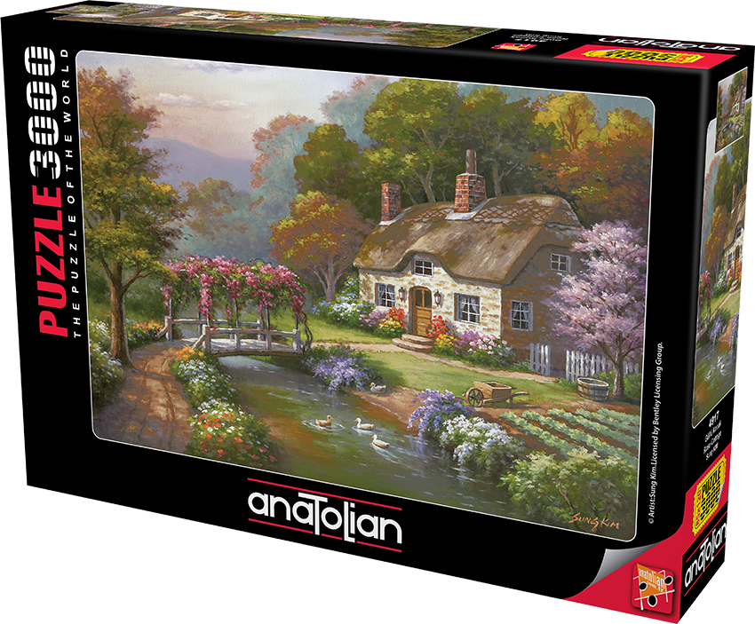 The house with roses - puzzle 3000 pieces