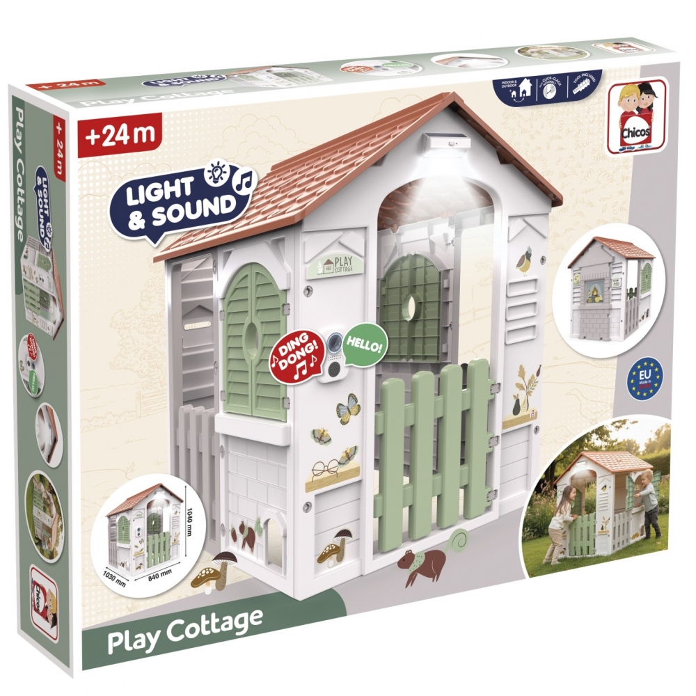 Playhouse, with sound and light, Chicos, Villa, 84 x 103 x 104 cm