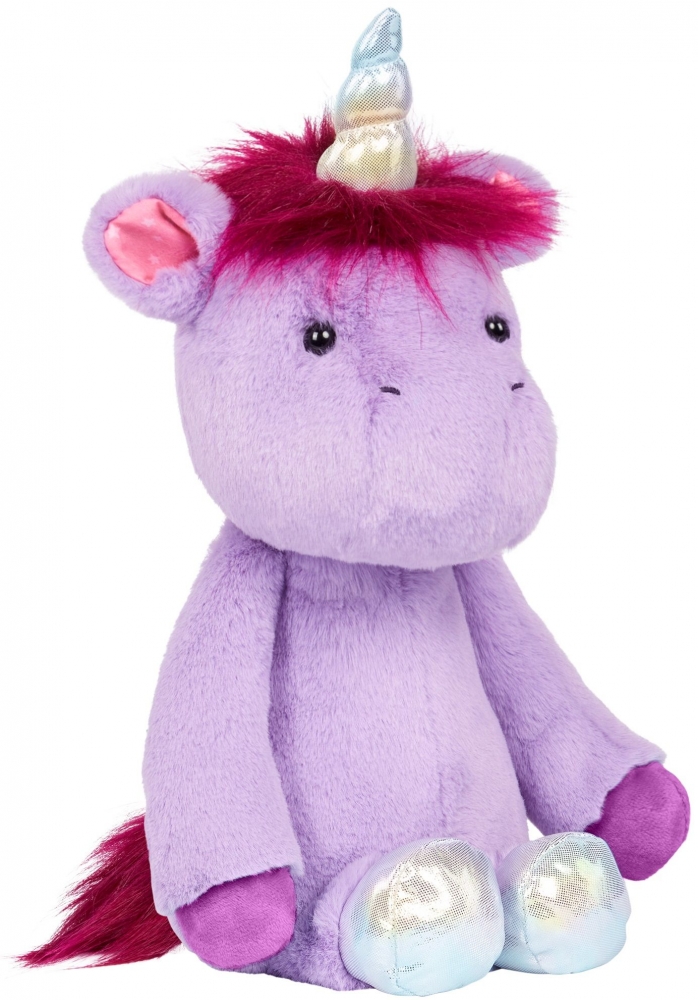 Плюшена играчка Еднорог, 30 cm, Лилав