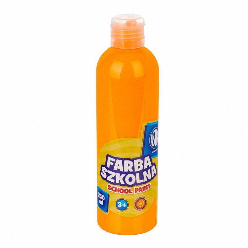 Student paint, Astra, Fluorescent orange, 250 ml