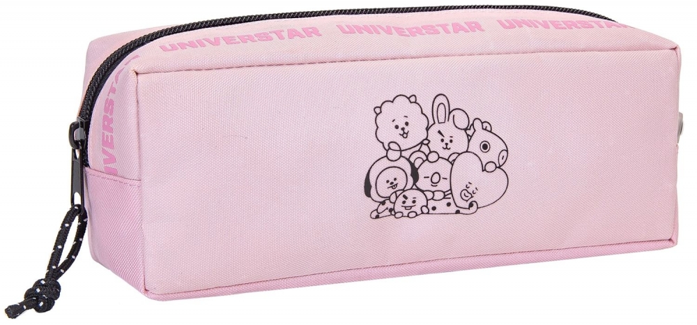 Ученически Несесер Kstationery, BT21, Почитатели на музиката, 22х8.5х5.5cм