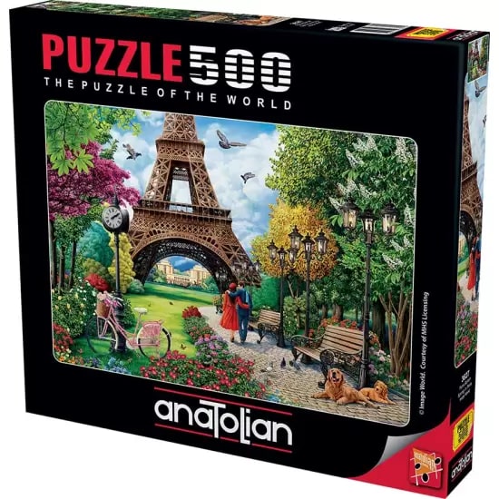 Puzzle, Anatolian, Spring in Paris, 500 pieces