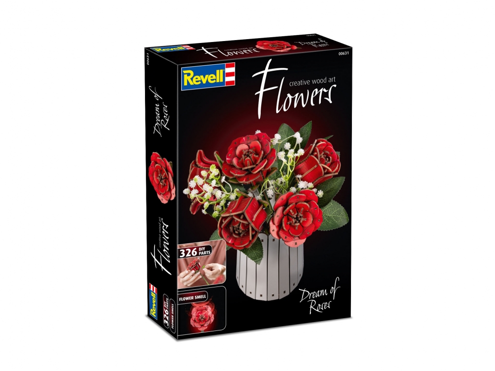 Wooden model kit, Revell, Dream of Roses, 326 pieces