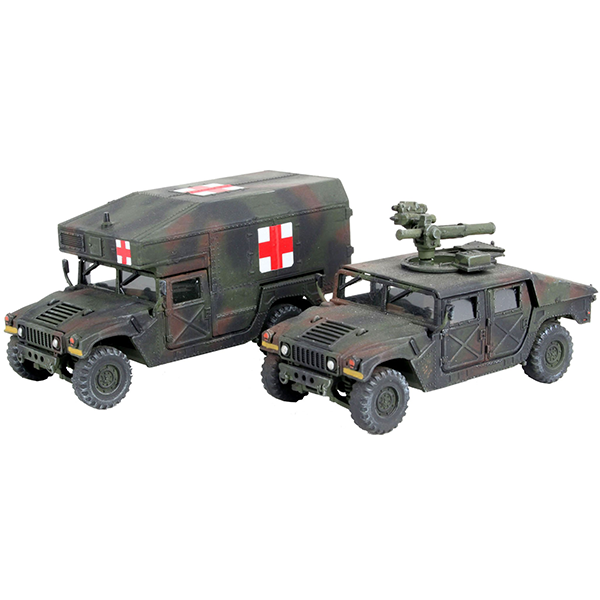 HMMWV M966 и M9970 - сглобяем модел