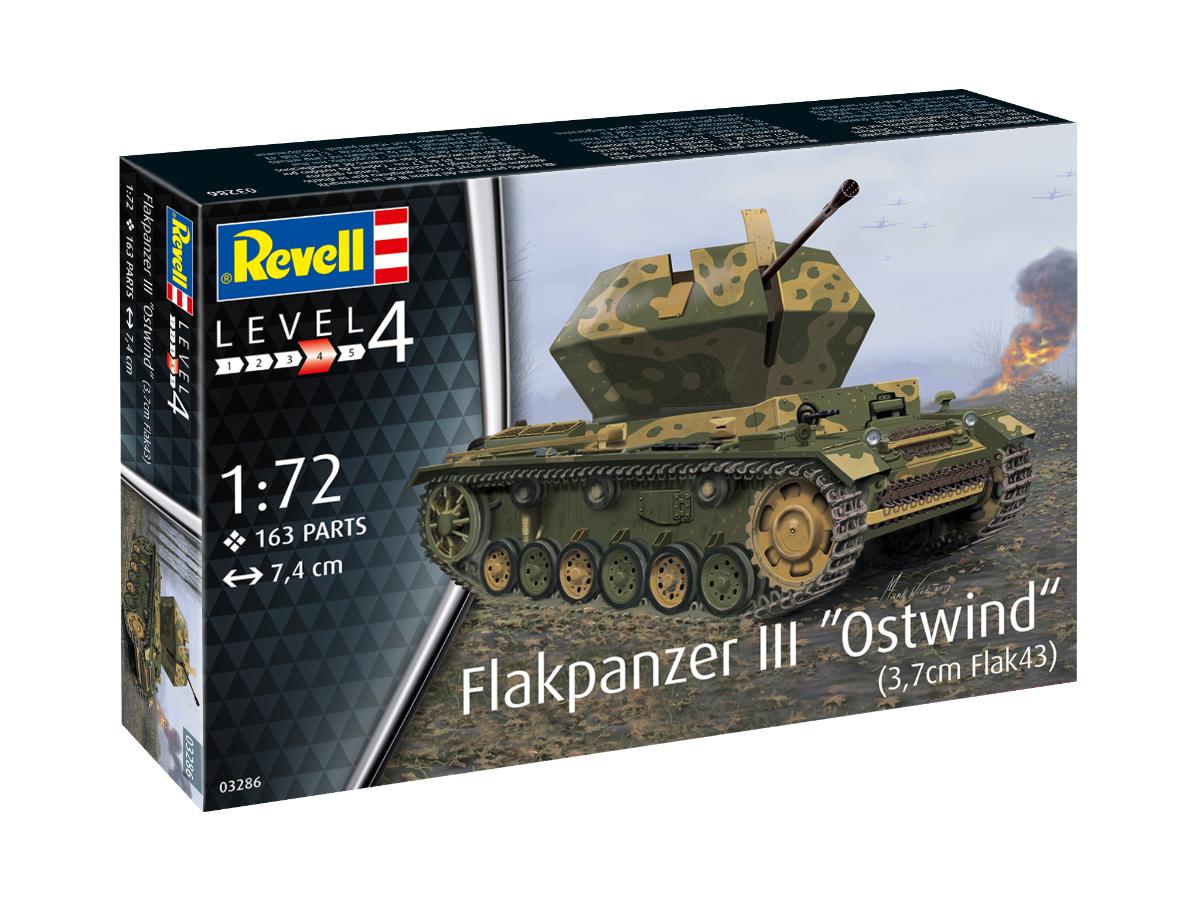 Танк  Flakpanzer III Ostwind - сглобяем модел