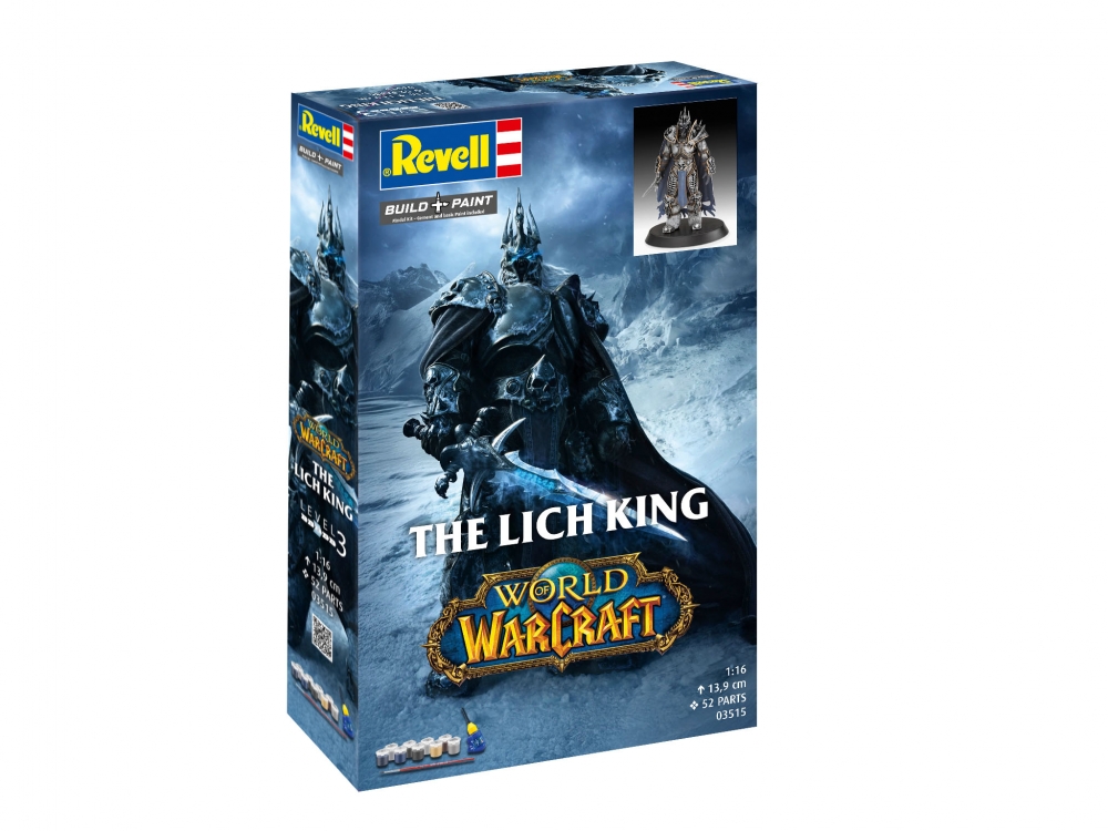 Assembly model, Revell, World of Warcraft, The Lich King Gift Set, 55 pieces