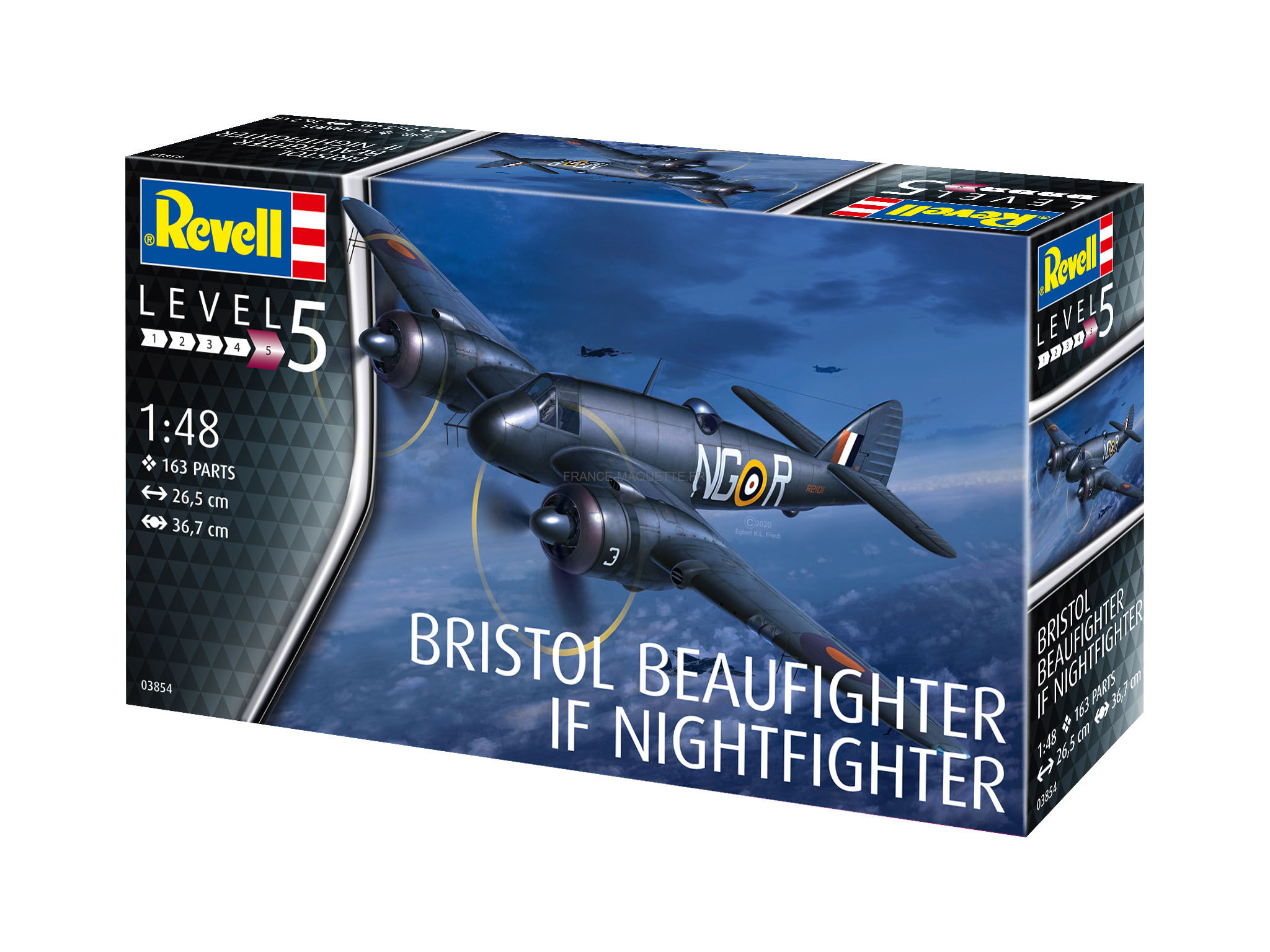 Изтребител Bristol Beaufighter сглобяем модел