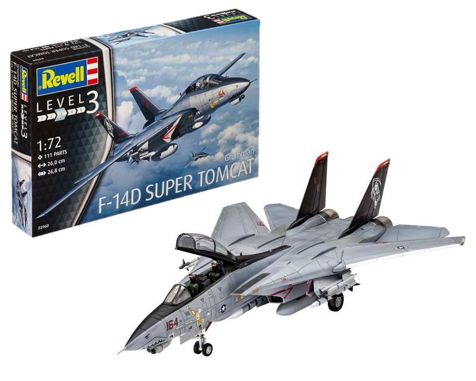 Супер Томкат F-14D сглобяем модел