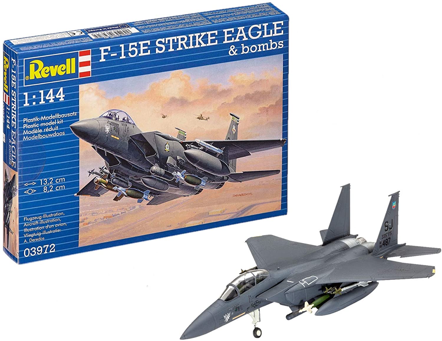 Бомбандировач F-15E - сглобяем модел