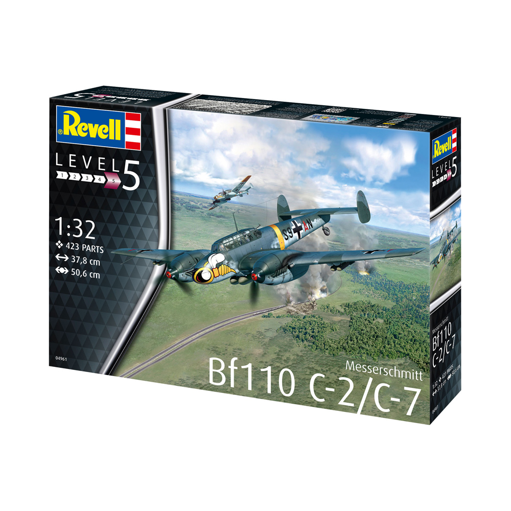 Месершмит  Bf110 C-2/C-7 - сглобяем модел