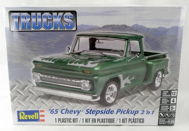 Автомобил 1965 Chevy Step Side - сглобяем модел