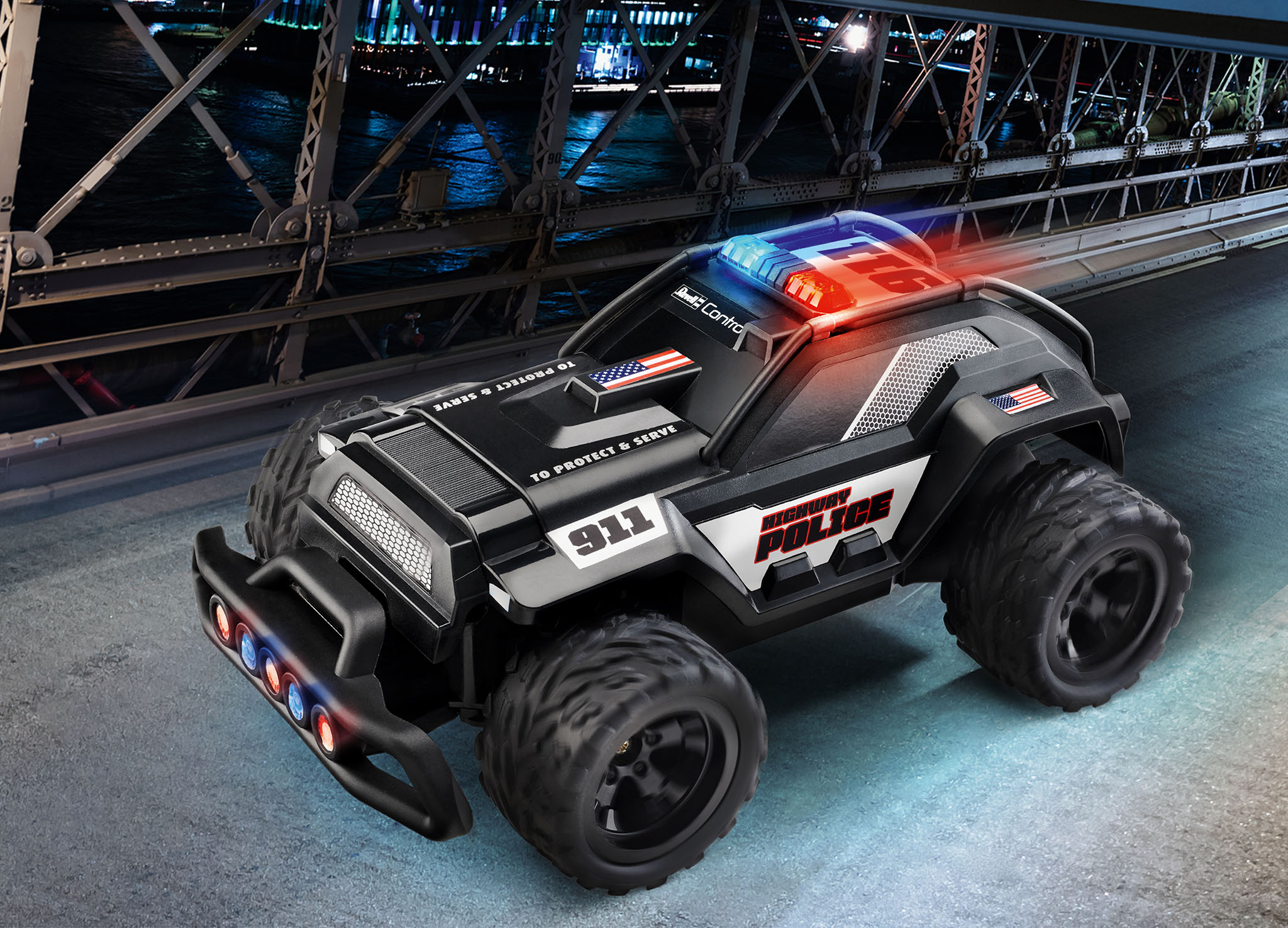 Автомобил пътна полиция RC управление