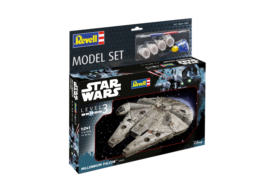 Assembly model, Revell, Star Wars, Millennium Falcon, 20 parts