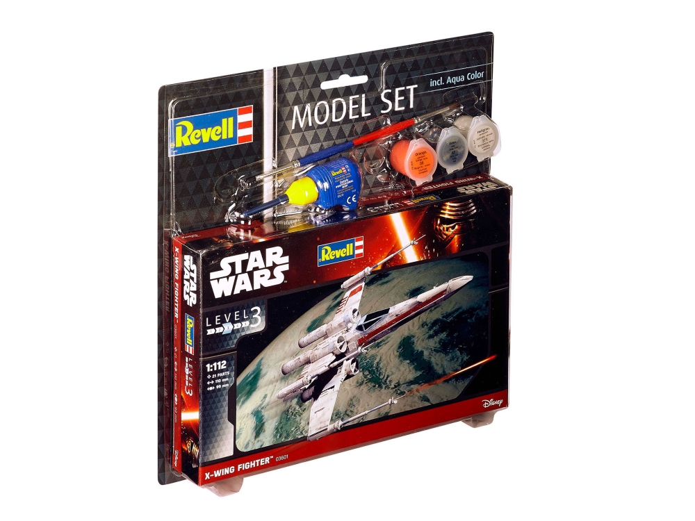 Assembly model, Revell, Star Wars, X-wing Fighter, 21 parts