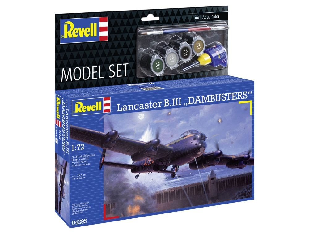 Сглобяем модел, Revell, Самолет Lancaster B.III DAMBUSTERS, 224 части