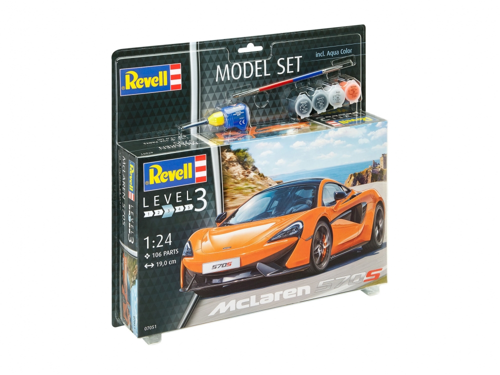 Сглобяем модел, Revell, Автомобил McLaren 570S, 106 части