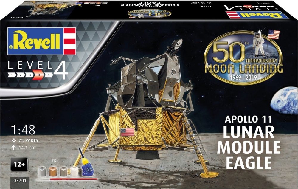 Сглобяем модел Apollo 11, Лунен модул Eagle, 75 части