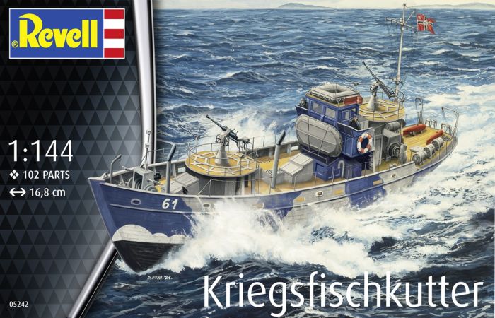 Prefab Model, Revell, Military Fishing Trawler